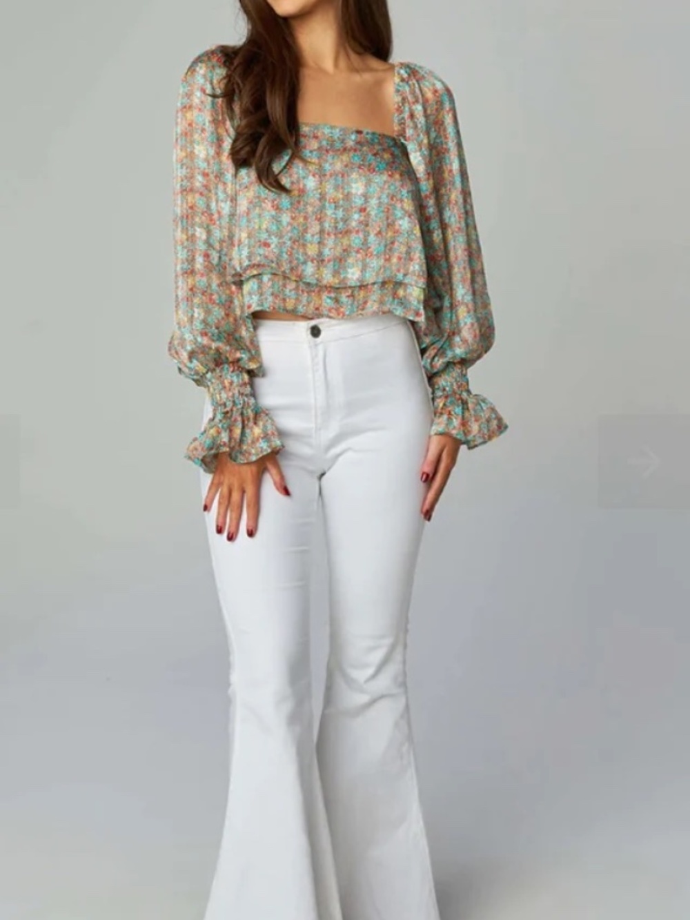 Buddy Love-Flora Long Sleeve Top- Size Medium